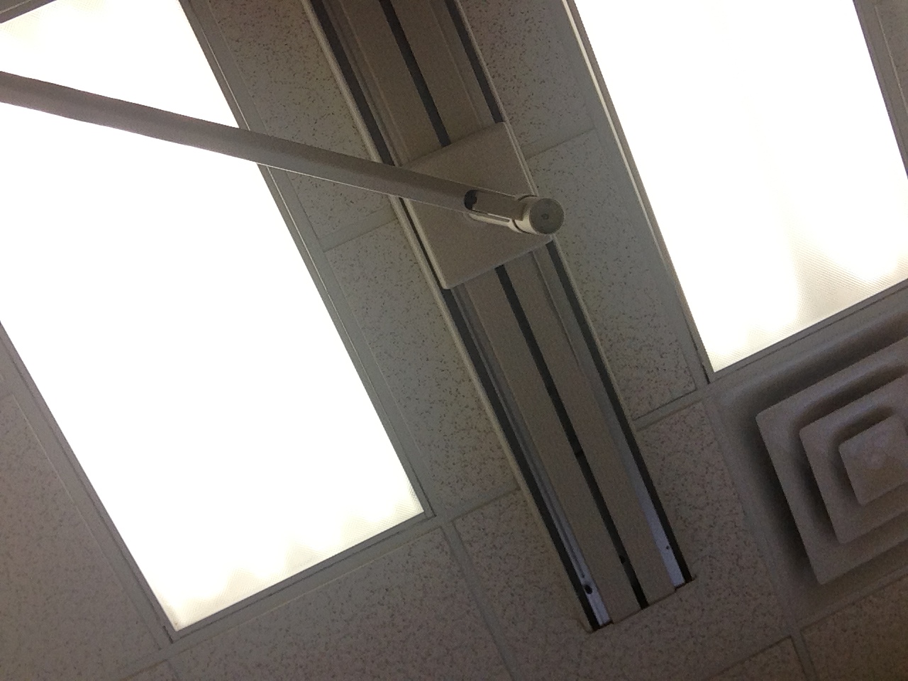 ceiling at the dentist
